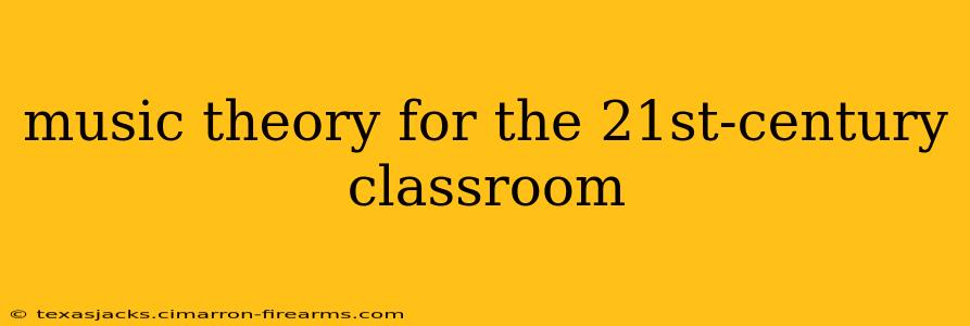 music theory for the 21st-century classroom