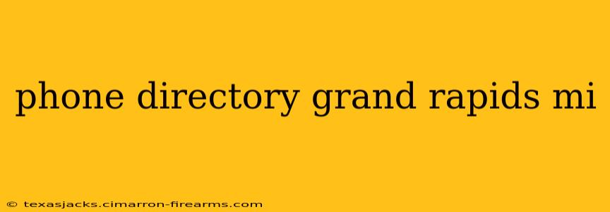 phone directory grand rapids mi