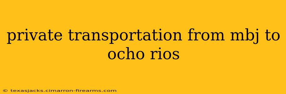 private transportation from mbj to ocho rios