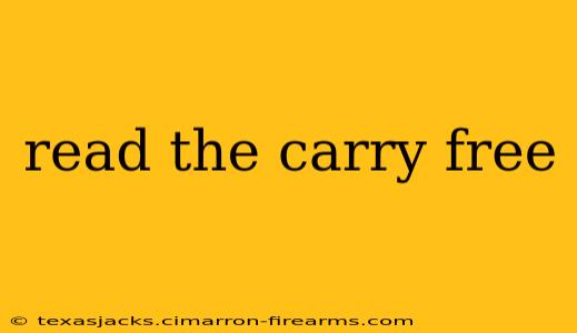 read the carry free