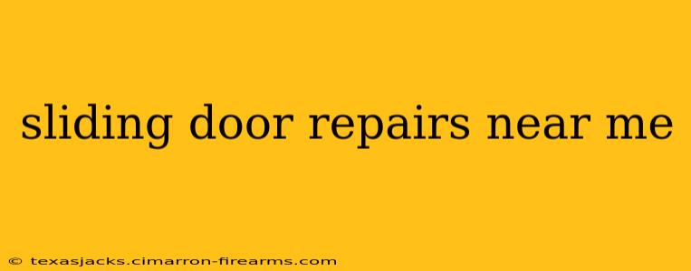 sliding door repairs near me