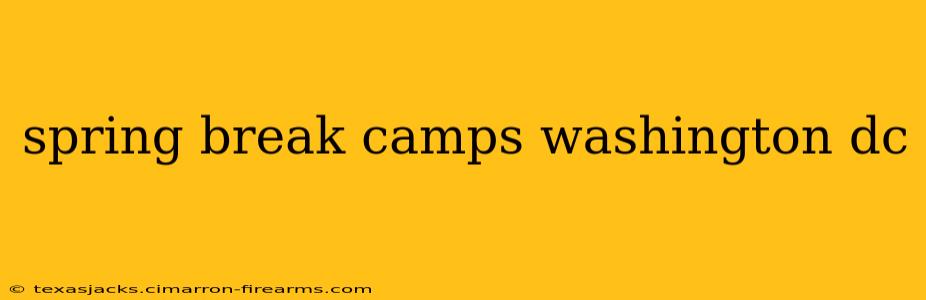 spring break camps washington dc