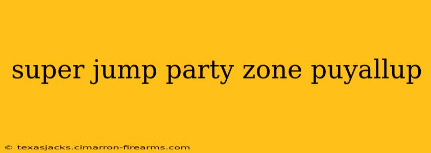 super jump party zone puyallup