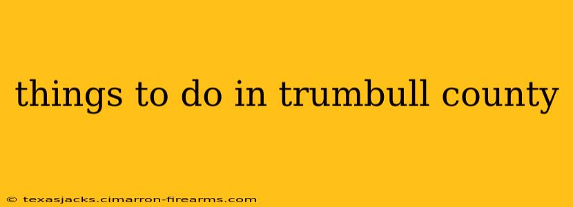 things to do in trumbull county