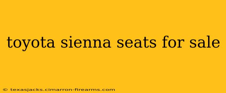 toyota sienna seats for sale