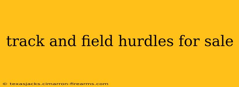 track and field hurdles for sale