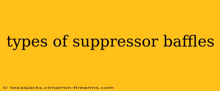 types of suppressor baffles