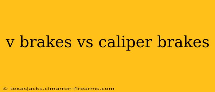 v brakes vs caliper brakes