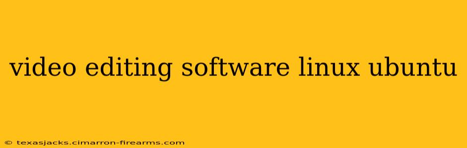 video editing software linux ubuntu