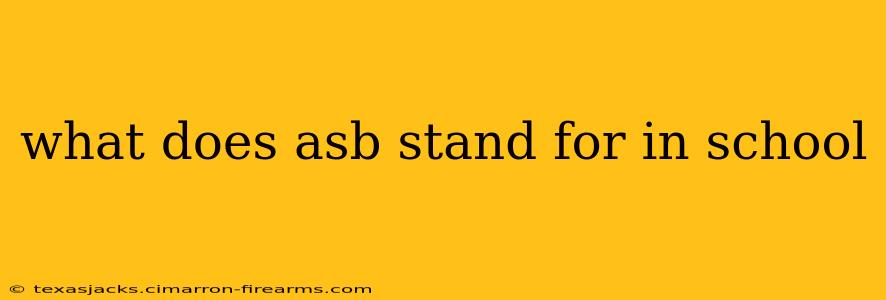 what does asb stand for in school