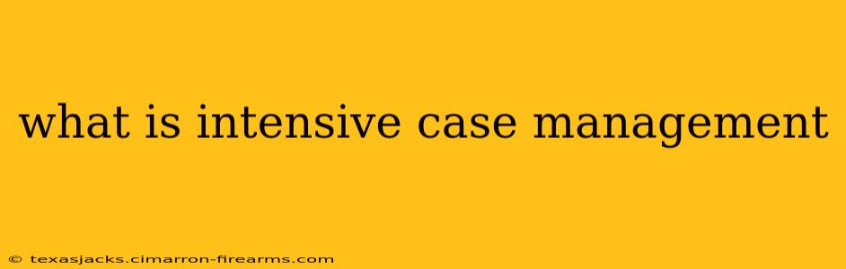 what is intensive case management