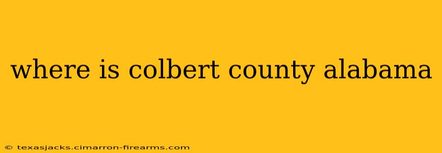 where is colbert county alabama