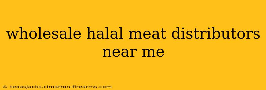 wholesale halal meat distributors near me