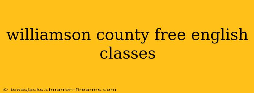 williamson county free english classes