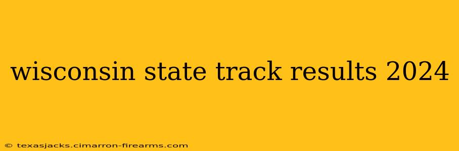 wisconsin state track results 2024